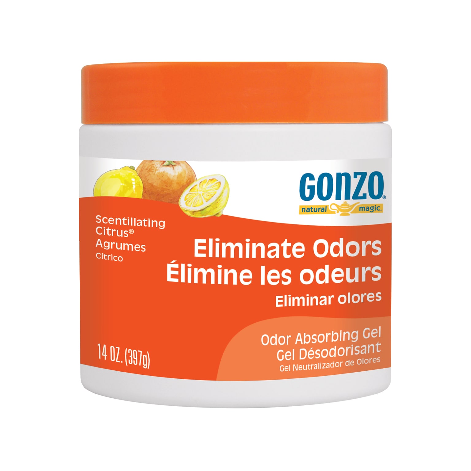 Natural Magic® Odor Absorbing Gel, Scentillating Citrus (4119D/4041)