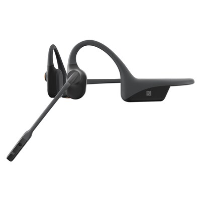 AfterShokz OpenComm Wireless Bluetooth Headset, Gray (ASC100-S-SG-US)
