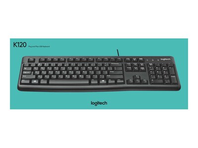 Logitech K120 Keyboard for EDU Wired, Black (920-010015)