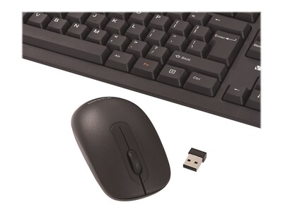 Verbatim Wireless Keyboard and Optical Mouse Combo, Black (70724)