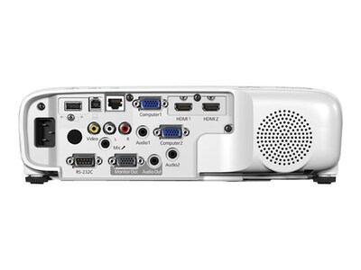 Epson PowerLite 982W 3LCD WXGA Classroom Projector with Dual HDMI, White (V11H987020)