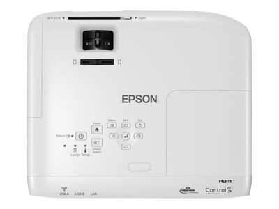 Epson PowerLite W49 3LCD WXGA Classroom Projector with HDMI, White (V11H983020)