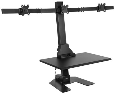 Mount-It! 28W Adjustable Triple Monitor Mount, Black (MI-7983)