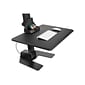 Mount-It! 28"W Adjustable Dual Monitor Mount, Black (MI-7951)