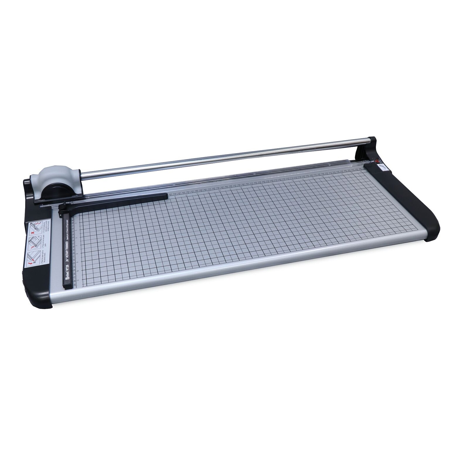 United Commercial 26 Rotary Paper Trimmer, Silver/Black (RT26)