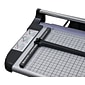 United 38" Rotary Paper Trimmer with Stand and Fabric Catch Tray, 10 Sheet Capacity, Silver/Black (RT37S)