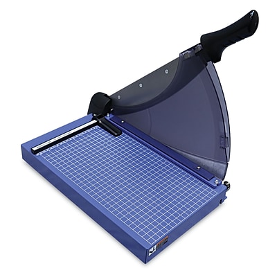 United T14P 14" Professional-Grade Guillotine Trimmer, 40 Sheet Capacity, Blue