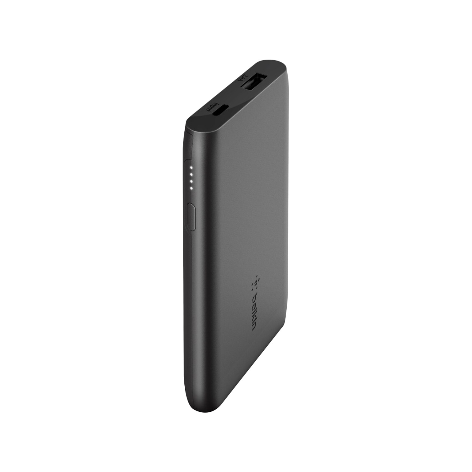 Belkin BOOST CHARGE USB-C/USB-A Power Bank, 5000mAh, Black (BPB004BTBK)