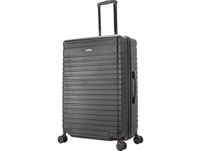 InUSA Deep 29.23 Hardside Suitcase, 4-Wheeled Spinner, Black (IUDEE00L-BLK)