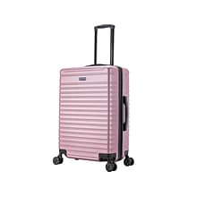 InUSA Deep Plastic 4-Wheel Spinner Luggage, Rose Gold (IUDEE00M-ROS)