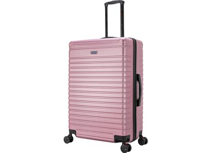 InUSA Deep Plastic 4-Wheel Spinner Luggage, Rose Gold (IUDEE00L-ROS)