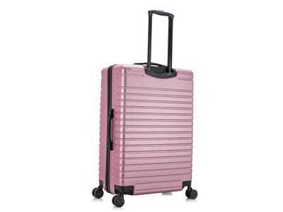 InUSA Deep Plastic 4-Wheel Spinner Luggage, Rose Gold (IUDEE00L-ROS)