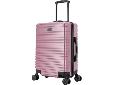 InUSA Deep 21.65 Hardside Carry-On Suitcase, 4-Wheeled Spinner, Rose Gold (IUDEE00S-ROS)