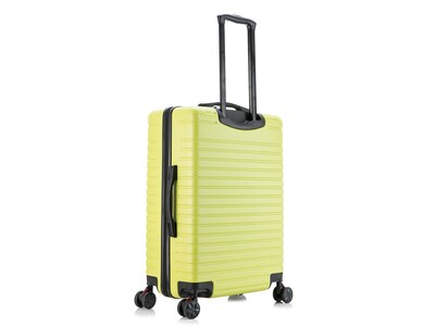 InUSA Deep 25.59 Hardside Suitcase, 4-Wheeled Spinner, TSA Checkpoint Friendly, Green (IUDEE00M-GRN