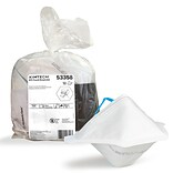 Kimtech Disposable N95 Pouch Respirator, Regular Size, White, 50/Pack (53358)