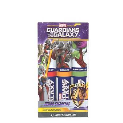 Guardians of the Galaxy Jumbo Smarker 3-Packs - 2 Sets of Scented Felt Tip Markers