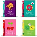Sketch & Sniff Note Pad Bundle - Lemon Lime, Cherry, Cookie, & Donut Scents