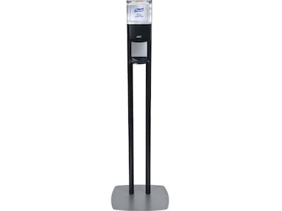 PURELL ES 6 Automatic Floor Stand Hand Sanitizer Dispenser, Graphite/Black (7216-DS)