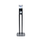 PURELL ES 6 Automatic Floor Stand Hand Sanitizer Dispenser, Graphite/Black (7216-DS)