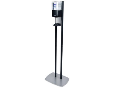 PURELL ES6 Automatic Floor Stand Hand Sanitizer Dispenser, Graphite/Black (7216-DS)