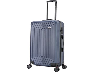 DUKAP 25.59 Hardside Suitcase, 4-Wheeled Spinner, TSA Checkpoint Friendly, Blue (DKSTR00M-BLU)