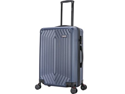 DUKAP STRATOS Plastic 4-Wheel Spinner Luggage, Blue (DKSTR00M-BLU)