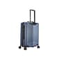 DUKAP STRATOS Plastic 4-Wheel Spinner Luggage, Blue (DKSTR00M-BLU)