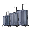 DUKAP STRATOS Plastic Luggage Set, Blue (DKSTRSML-BLU)