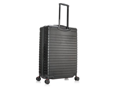 InUSA Deep 3-Piece Hardside Spinner Luggage Set, Black (IUDEESML-BLK)