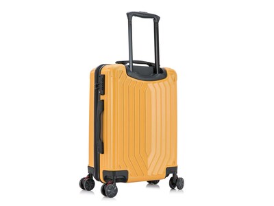 DUKAP Stratos 21.65" Hardside Carry-On Suitcase, 4-Wheeled Spinner, TSA Checkpoint Friendly, Terracota (DKSTR00S-TER)