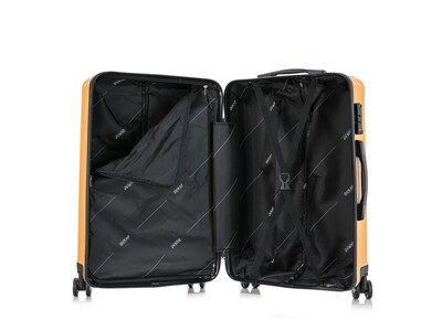 DUKAP Stratos 21.65" Hardside Carry-On Suitcase, 4-Wheeled Spinner, TSA Checkpoint Friendly, Terracota (DKSTR00S-TER)