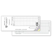 Custom Loose Deposit Ticket Sets, Maximum Entry Format, 2-Part, Black ink only, 8-7/8 x 3-3/8, 150