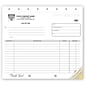 Custom Classic Design, Lined Small Format Invoices, 3 Parts, 1 Color Printing, 8 1/2" x 7", 250/Pack