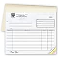 Custom Classic Small Lined Booked Invoices, 2 Parts, 1 Color Printing, 8 1/2 x 7, 250/Pack