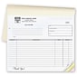 Custom Classic Small Lined Booked Invoices, 2 Parts, 1 Color Printing, 8 1/2" x 7", 250/Pack
