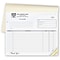 Custom Classic Small Lined Booked Invoices, 3 Parts, 1 Color Printing, 8 1/2 x 7, 250/Pack
