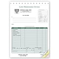 Custom Landscaping Invoice, 3 Parts, 1 Color Printing, 6 3/8 x 8 1/2, 250/Pack