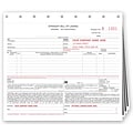 Custom Small Format Bills of Lading with Carbon, 3 Parts, 1 Color Printing, 8 1/2 x 7, 1000/Pack