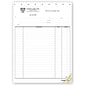 Custom Contractor Invoice - Itemized Invoice for Large Jobs, 2 Parts, 1 Color Printing, 8 1/2" X 11" ,500/Pack