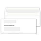 Custom Double Window Security Envelope Self-Seal, 1 Color Printing, 8-5/8" x 3-5/8", 500/Pack