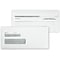 Custom Double Window Security Self Seal Envelope, 1 Color Printing, 9 x 4-1/8, 500/Pack