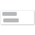 Custom #8 Double Window Security Check Envelope, Gummed, 1 Color Printing, 8-5/8 x 3-5/8, 500/Pack