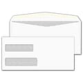 Custom Double Window Security Envelope, 1 Color Printing, 9 x 4-1/8, 500/Pack