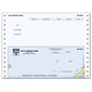 Custom Continuous Bottom Accounts Payable Check, 3 Ply/Triplicate, 1 Color Printing, Standard Check Color, 9-1/2" x 7", 500/Pk