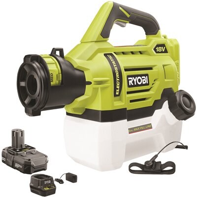 RYOBI ONE+ 18-Volt Lithium-Ion Cordless Electrostatic 0.5 Gal Sprayer (314154372)