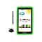 Linsay 7 Tablet with Holder, Pen, and Case, WiFi, 2GB RAM, 64GB Storage, Android 13, Green/Black (F