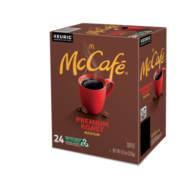 McCafe Premium Roast Coffee Keurig® K-Cup® Pods, Medium Roast, 24/Box (5000201379)