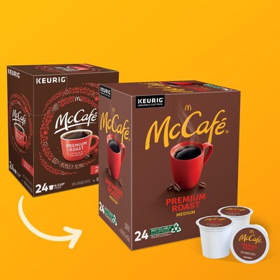 McCafe Premium Roast Coffee Keurig® K-Cup® Pods, Medium Roast, 24/Box (5000201379)