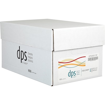 Diversity Products Solutions by Staples Copy Paper, 8.5 x 11, 20 lbs., White, 500 Sheets/Ream, 10 Reams/Carton (DPS08511)