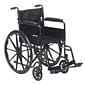 Drive Medical Silver Sport 1 Wheelchair with Full Arms and Swing away Removable Footrest (SSP118FA-SF)